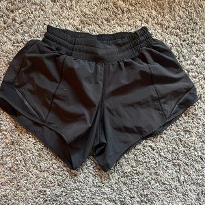 lululemon size 2 black shorts